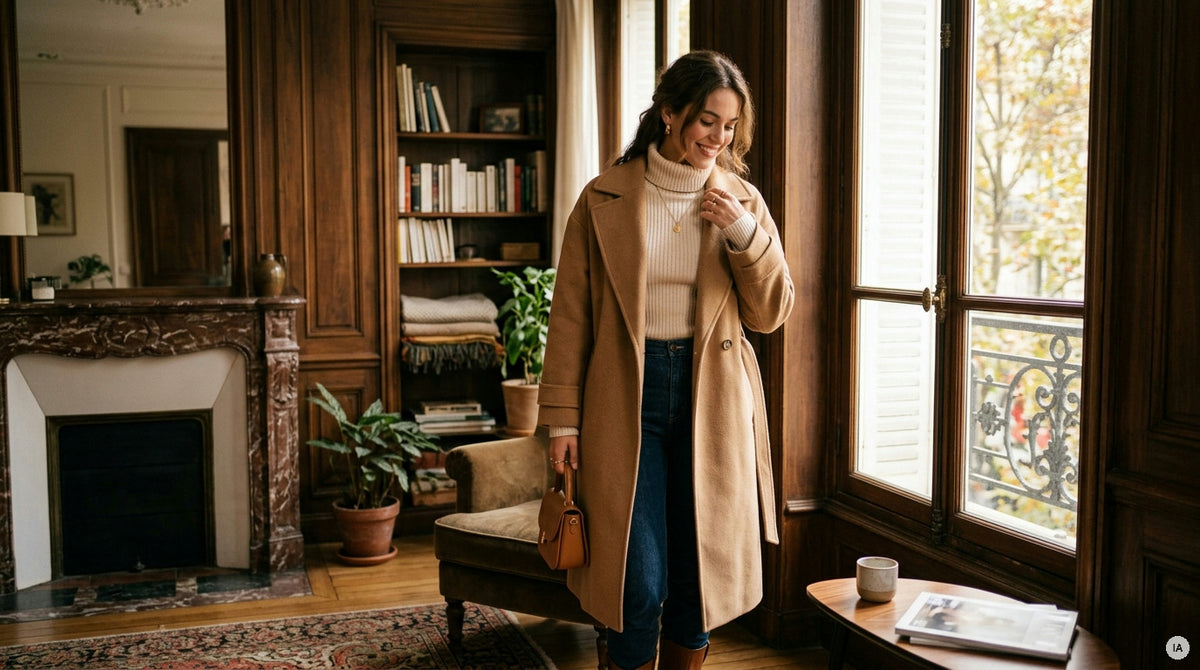 Comment superposer ses vêtements en automne sans avoir l'air empaqueté : le guide Loëla — Image générée par IA
