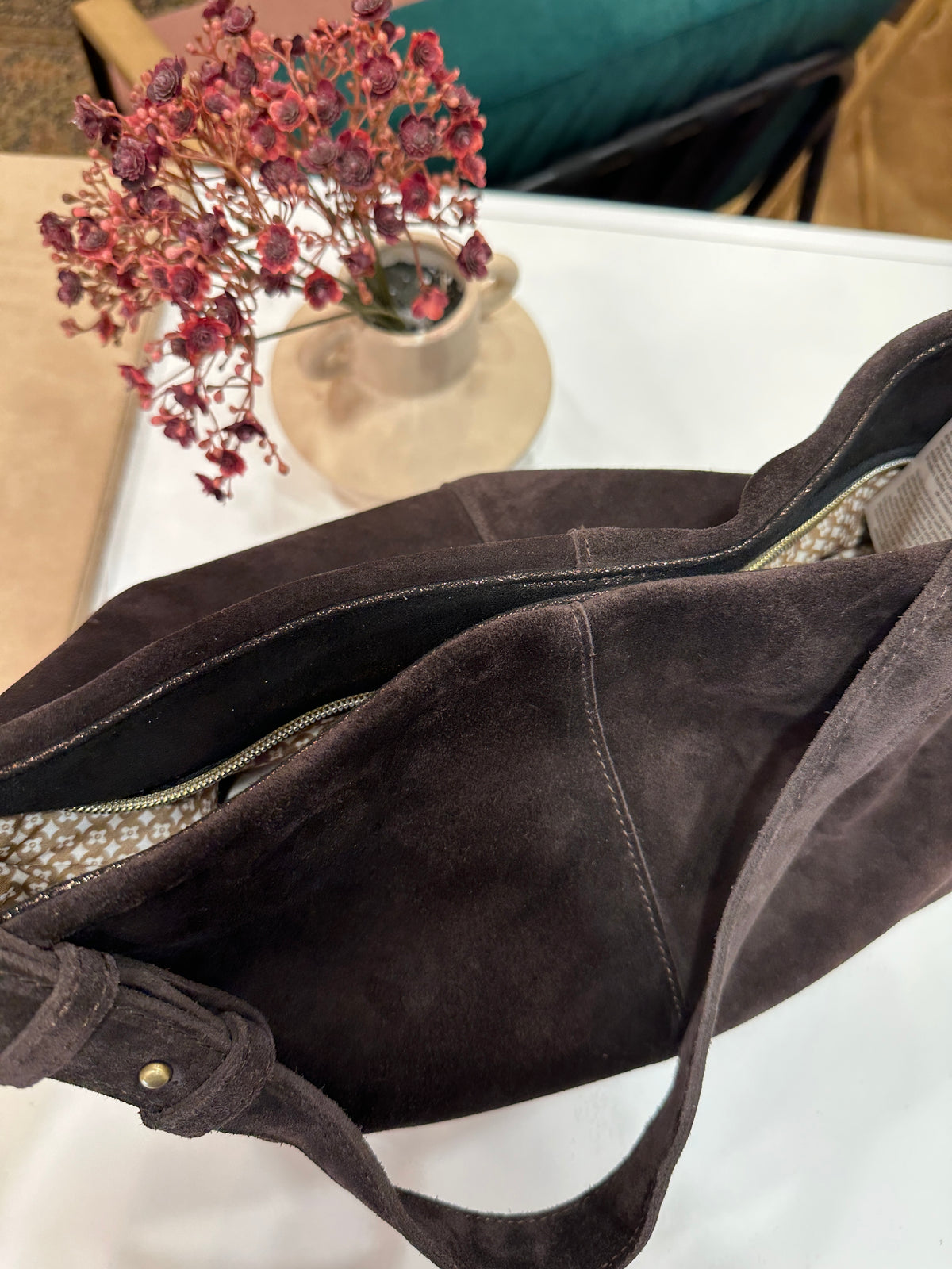 Maeli V Dark Brown bag