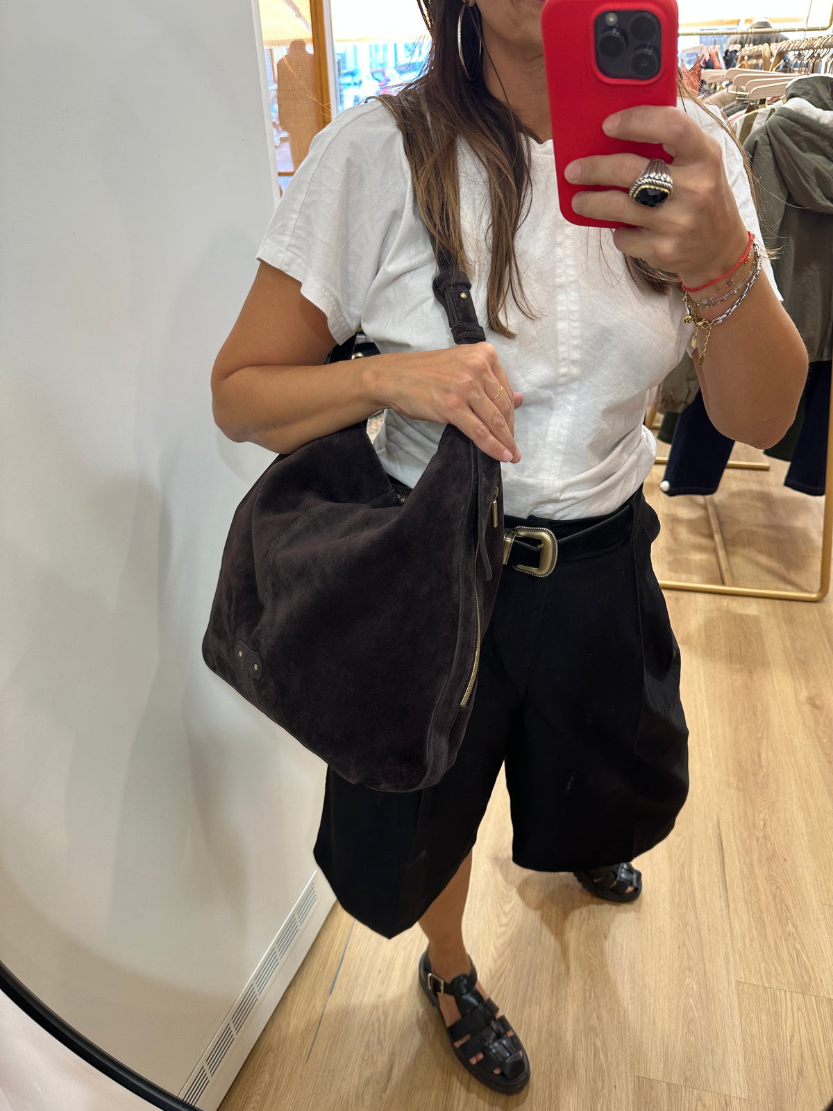 Maeli V Dark Brown bag