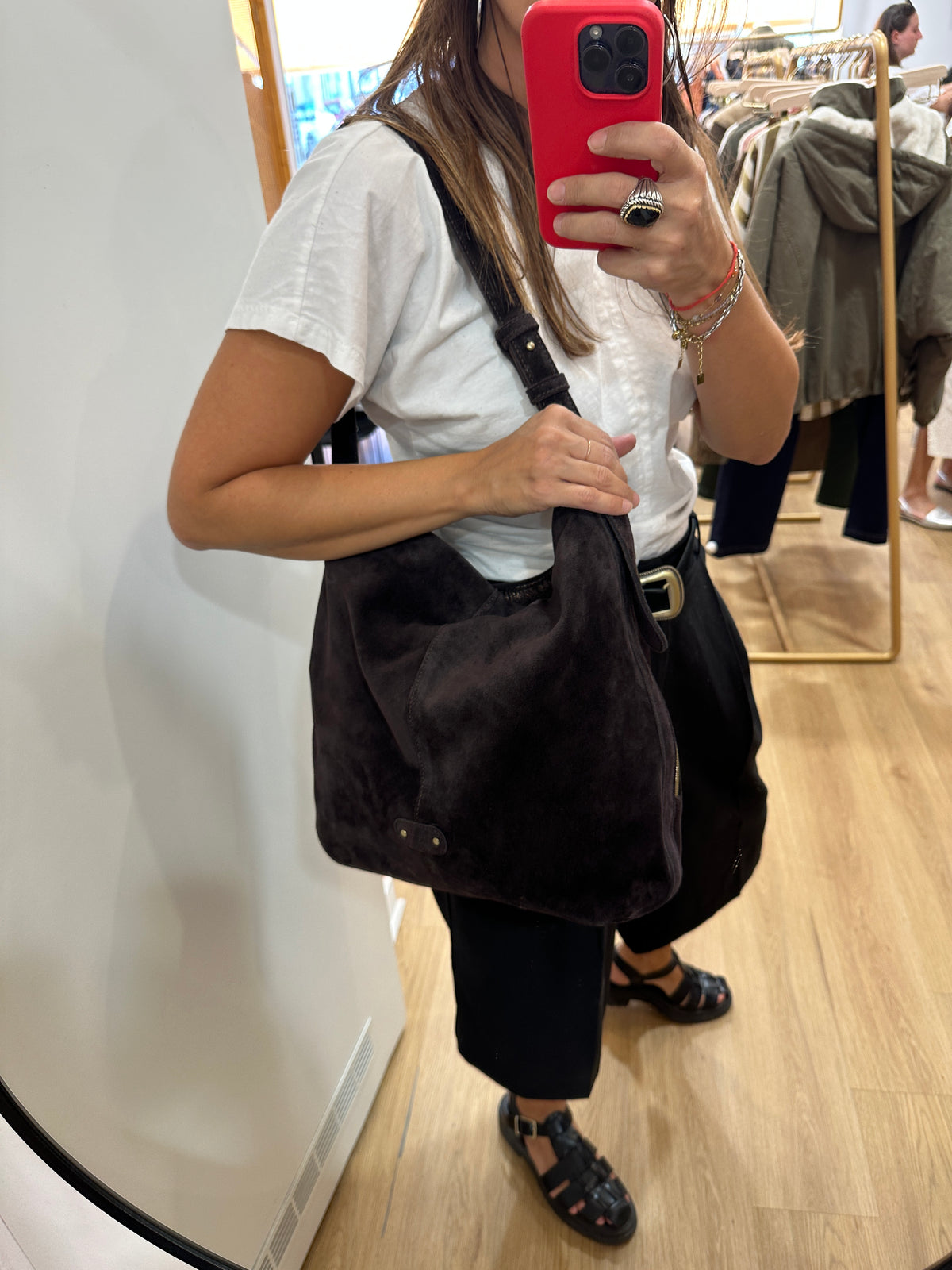 Maeli V Dark Brown bag