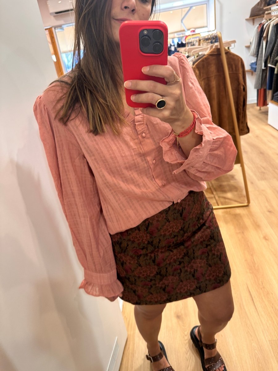 Blouse Adelina PINK - THE KORNER Top