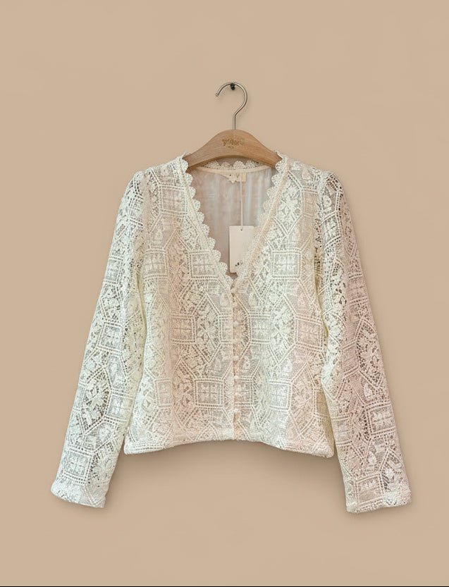 Blouse Claudia IVOIRE - YCOO Top