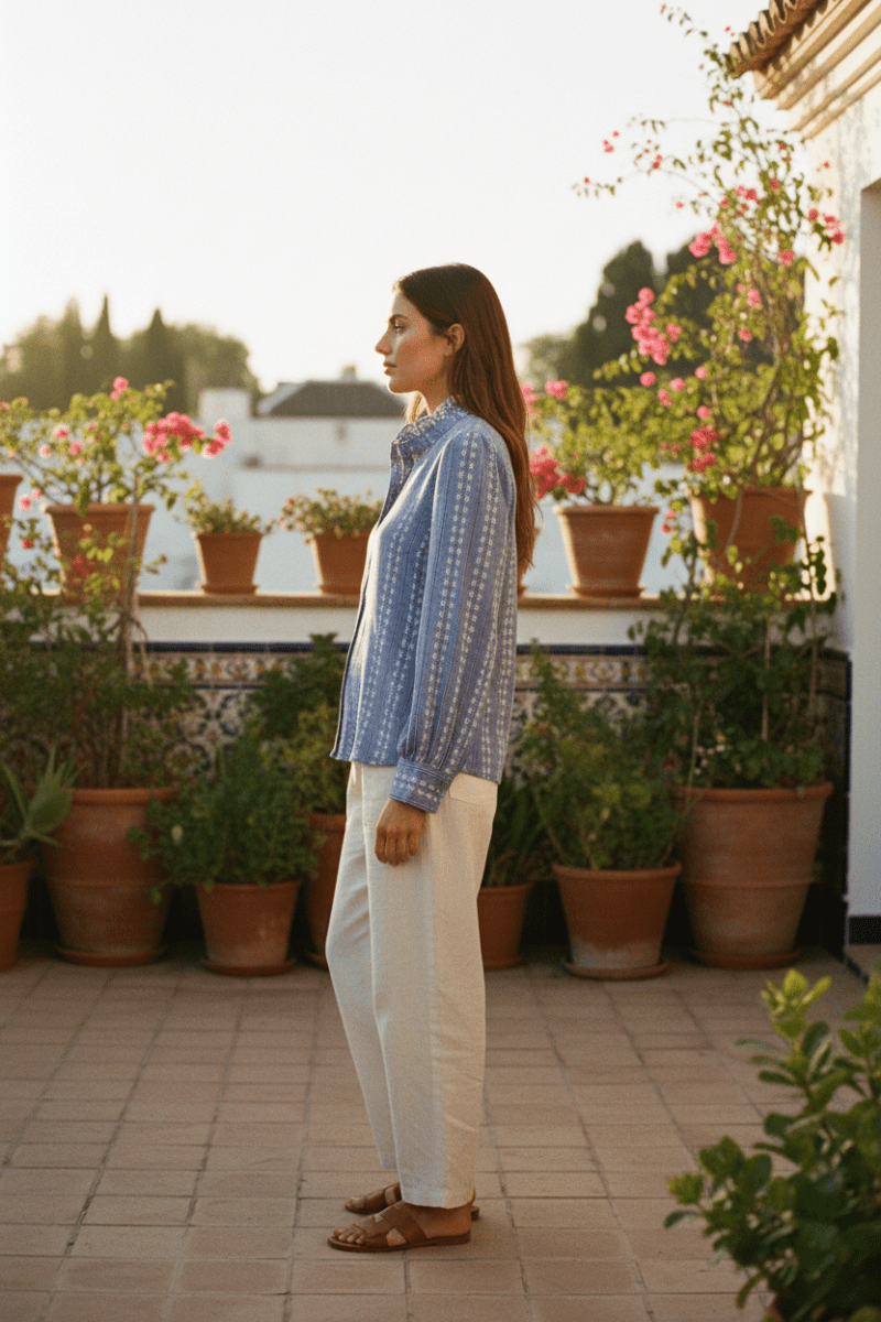 Blouse Penny BLEU - YCOO Top