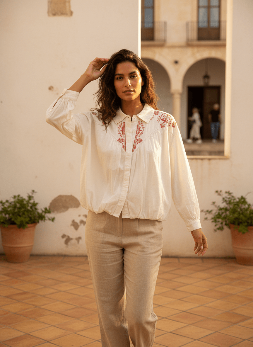 Blouse Roberta ECRU - W STUDIO Top