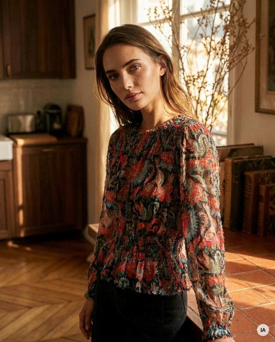 BLOUSE SALVINA - ANGE Top — Image générée par IA