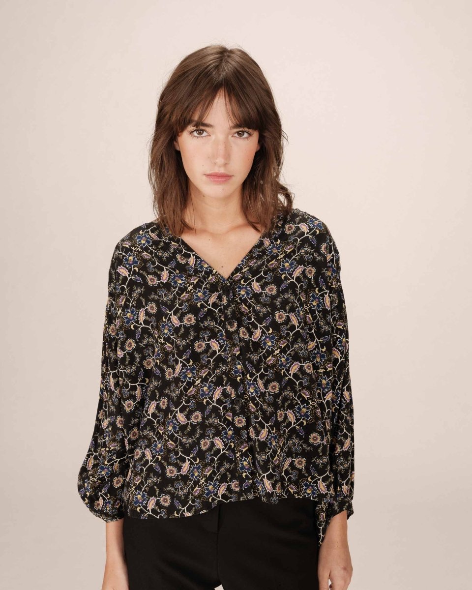 Blouse Secrete NOIR - GRACE ET MILA Top