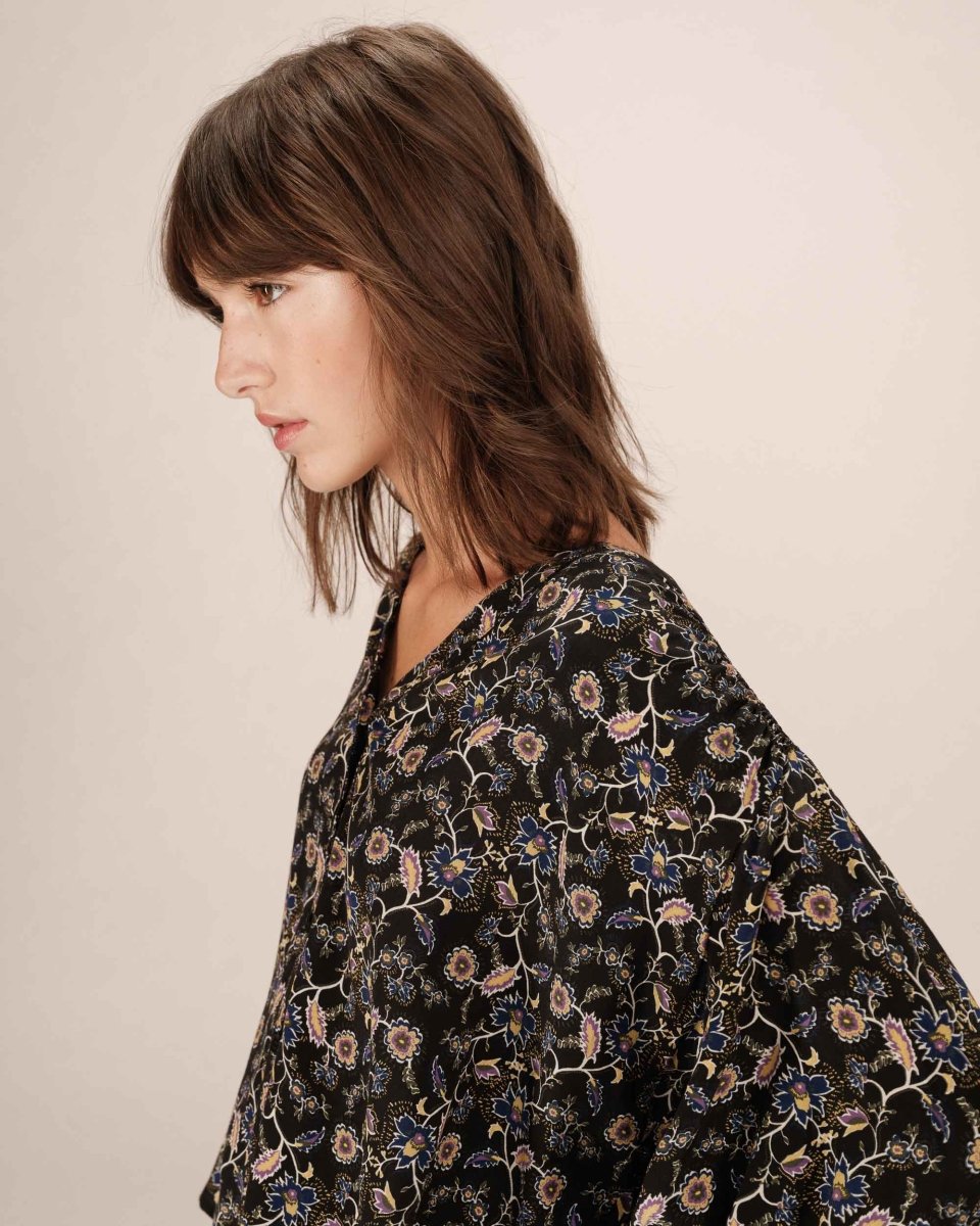 Blouse Secrete NOIR - GRACE ET MILA Top