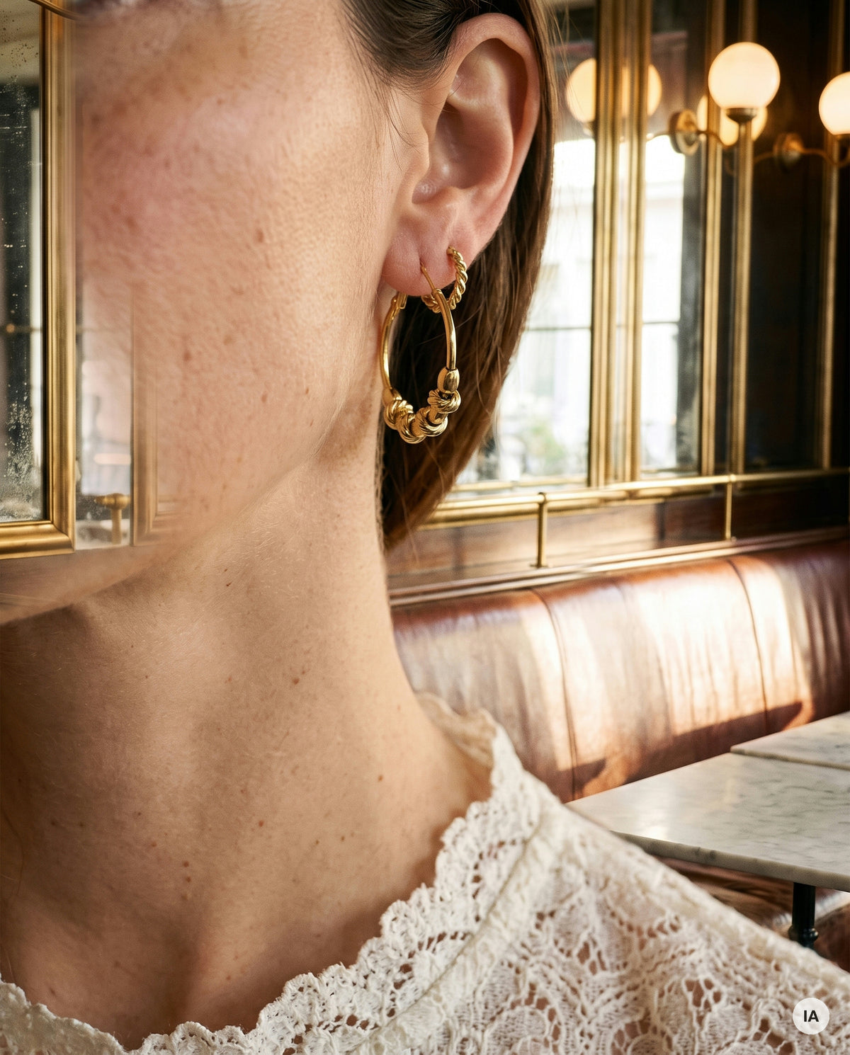 BOUCLES D'OREILLES GULA - MILË MILA Boucles d'oreilles — Image générée par IA