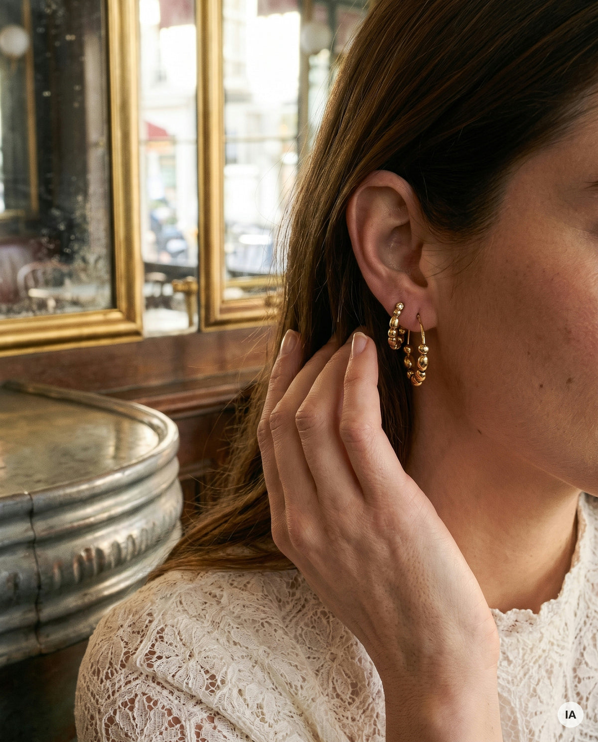 BOUCLES D'OREILLES JEMA - MILË MILA Boucles d'oreilles — Image générée par IA