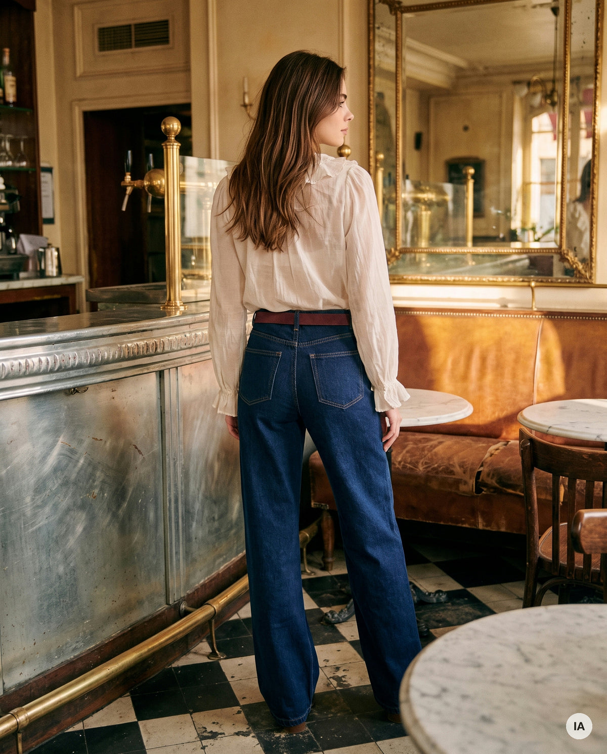 CEINTURE ANAIS BORDEAUX - LA PETITE ETOILE Ceinture — Image générée par IA