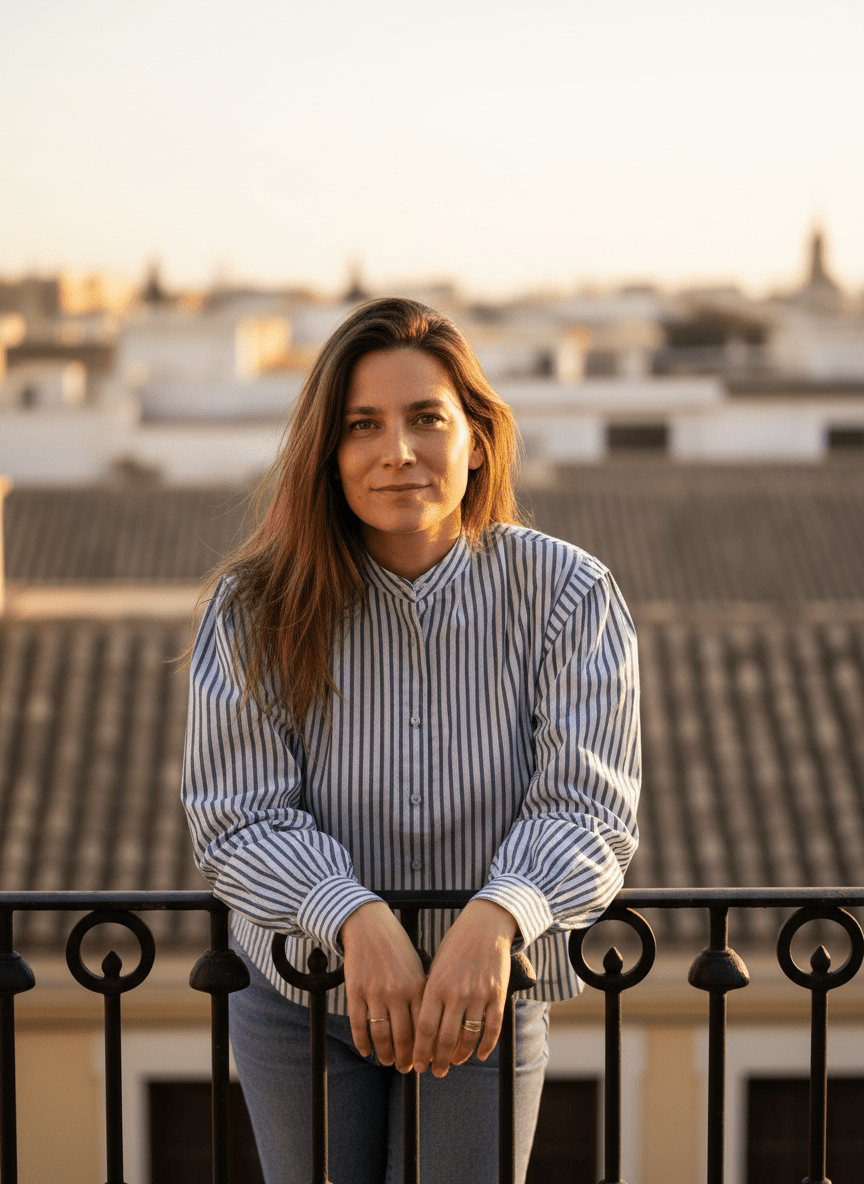 Chemise Agathe BLEU - YCOO Top