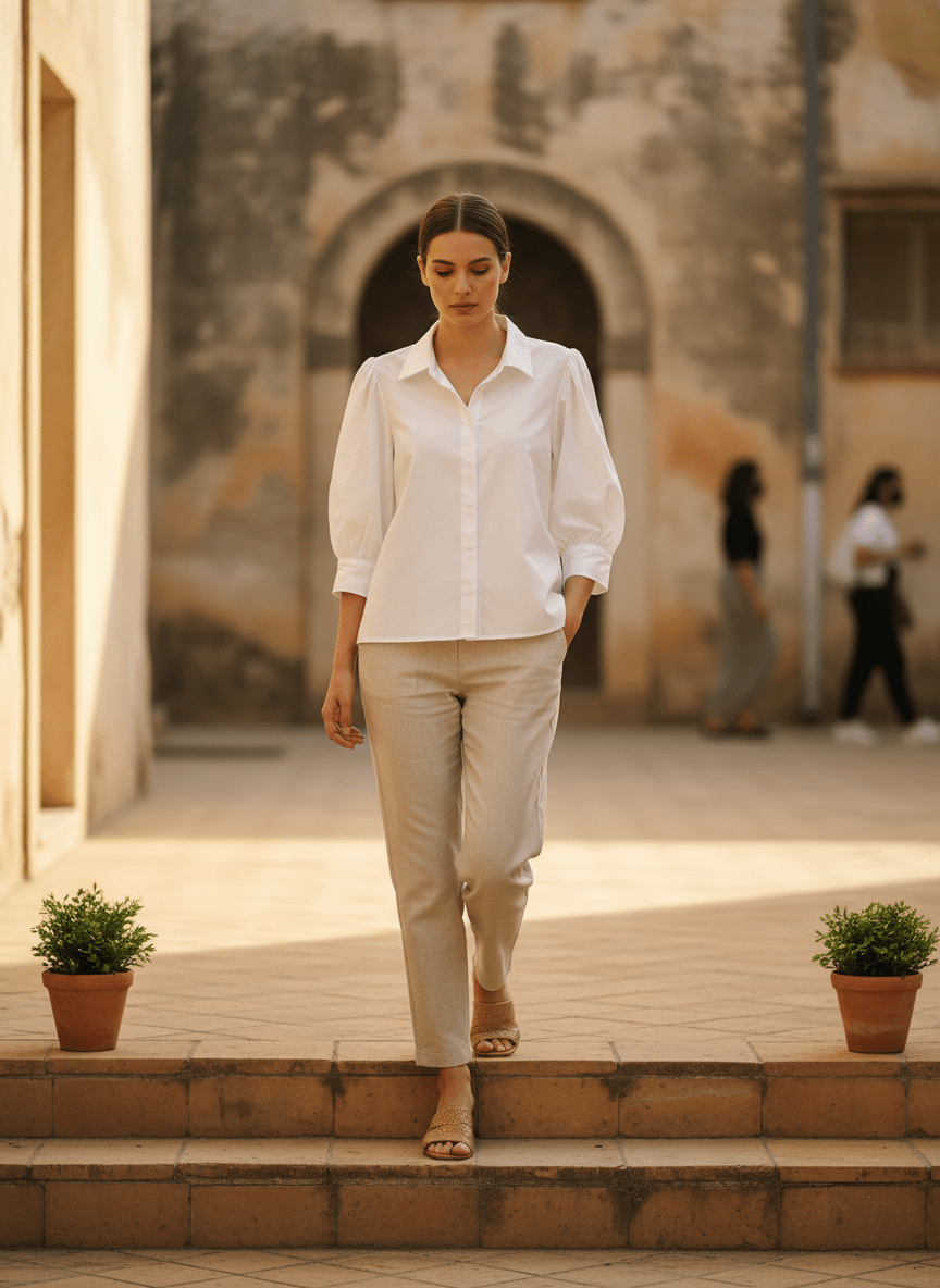 Chemise Cinthya ECRU - YCOO Top