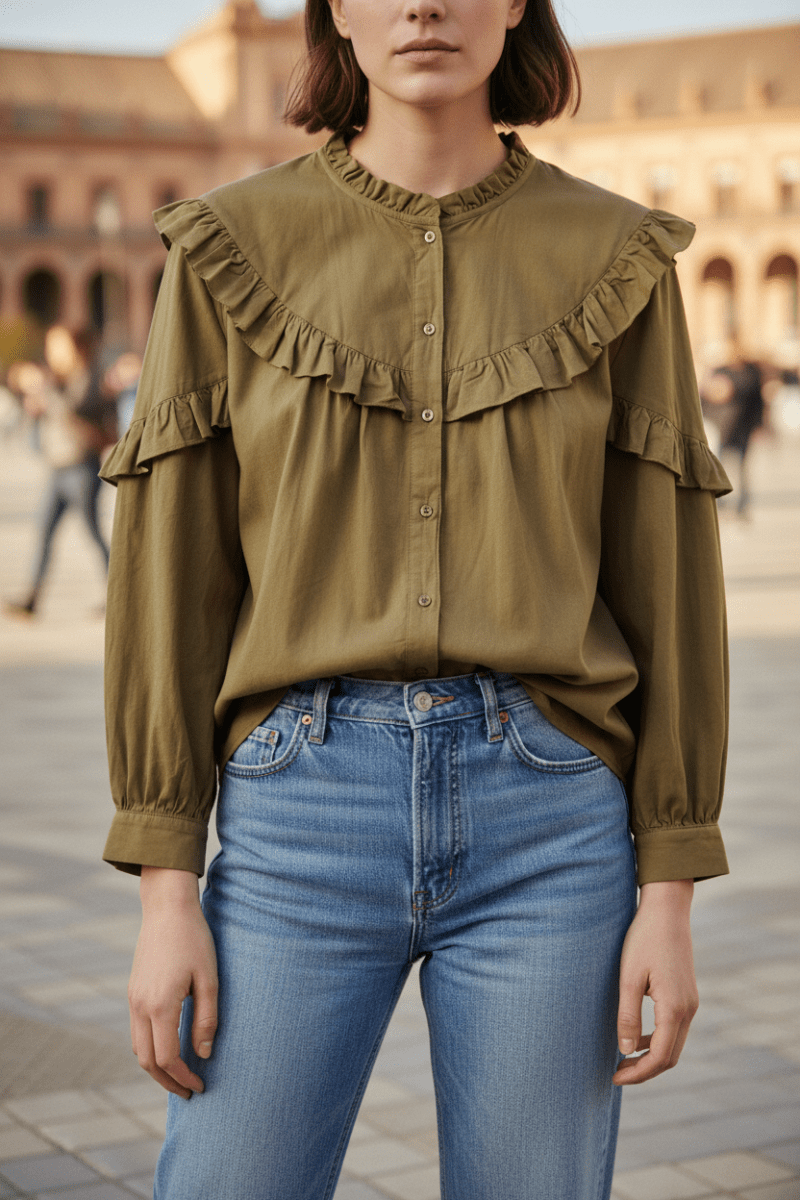 Chemise Nadja KAKI - W STUDIO Top