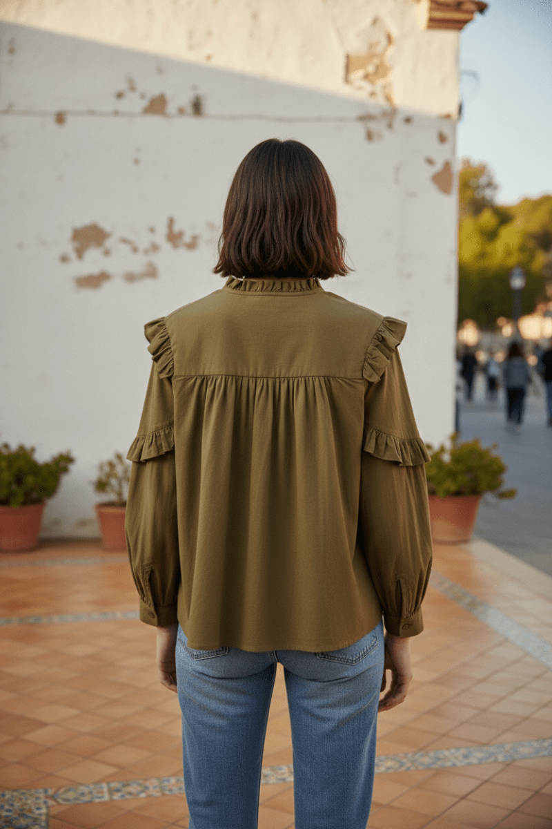 Chemise Nadja KAKI - W STUDIO Top