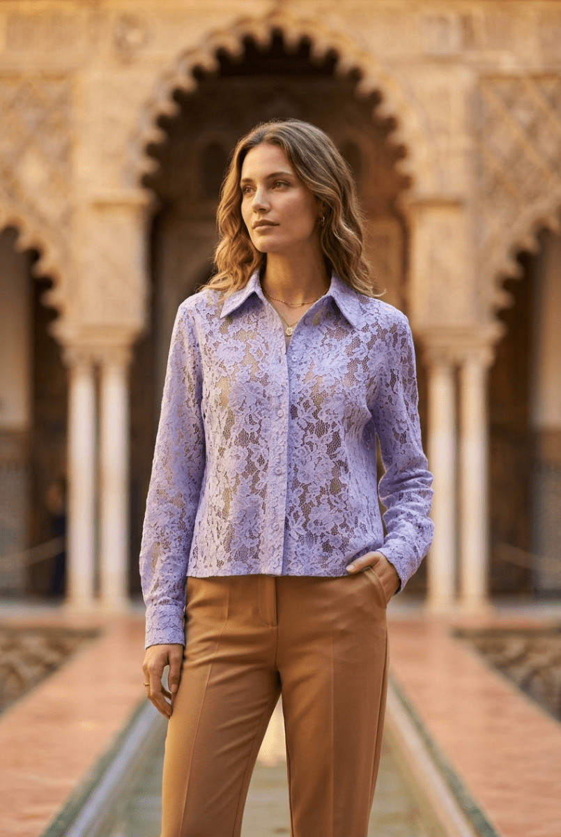 Chemisier Amolina LILAS - ANGE Top