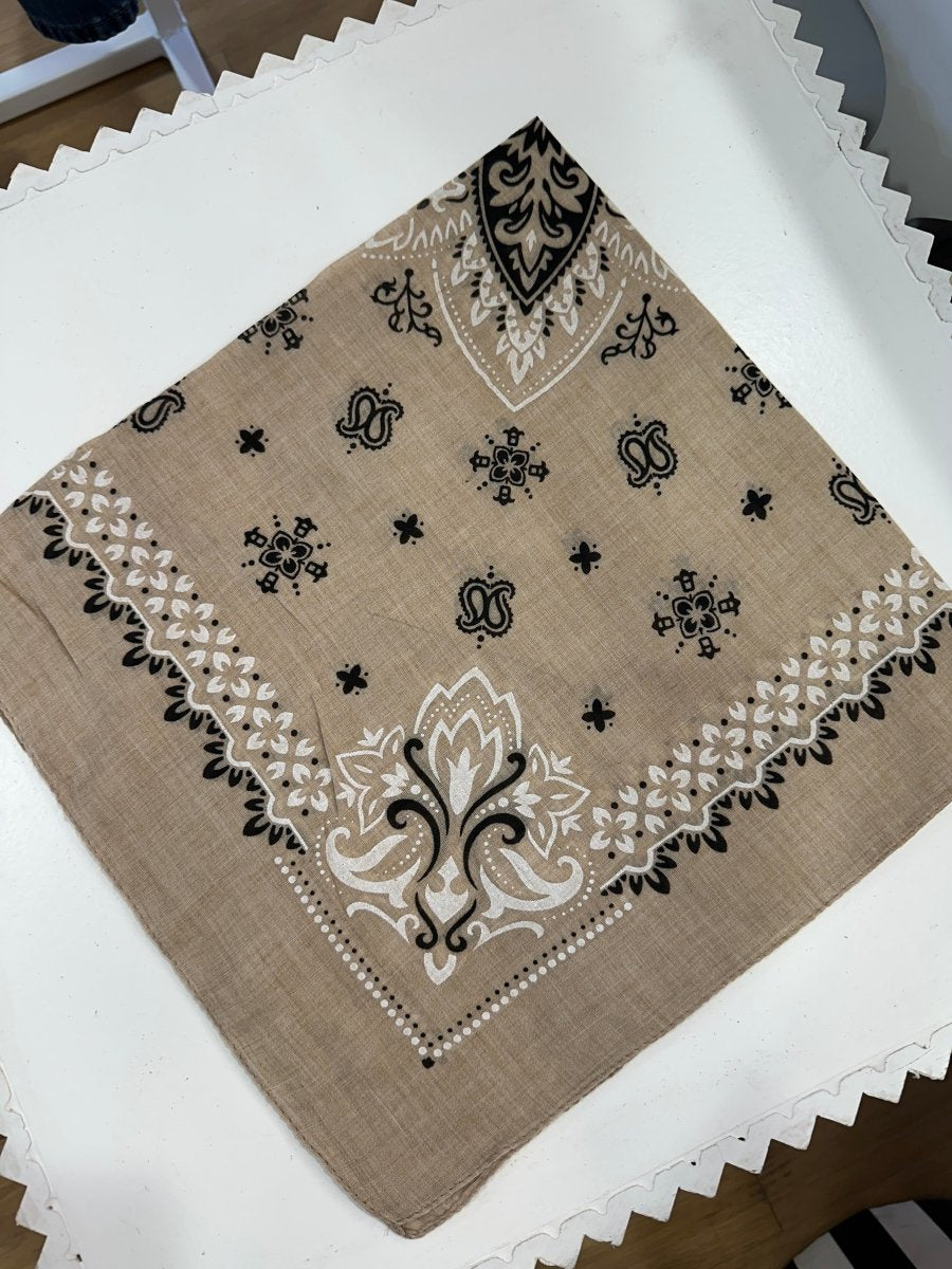 Echarpe Goa BEIGE NOIR - VIMODA Foulard