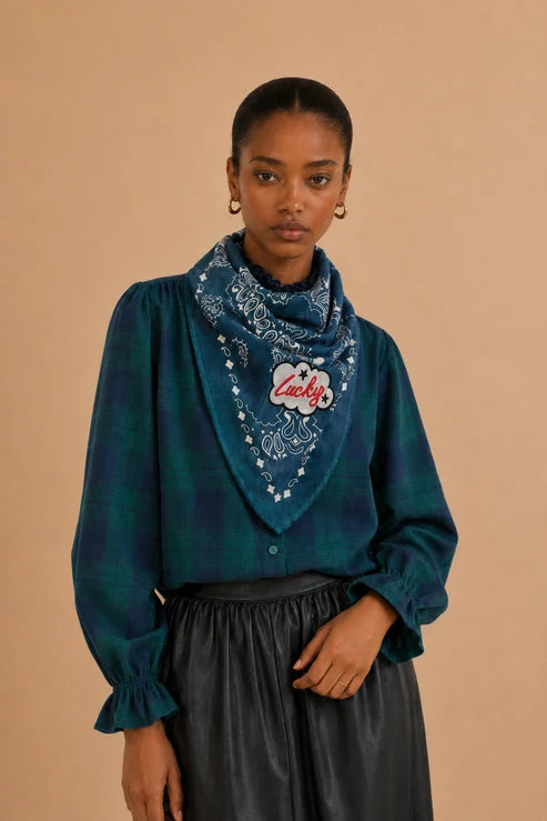 Foulard Lucky – Uni-green flag – Loëla