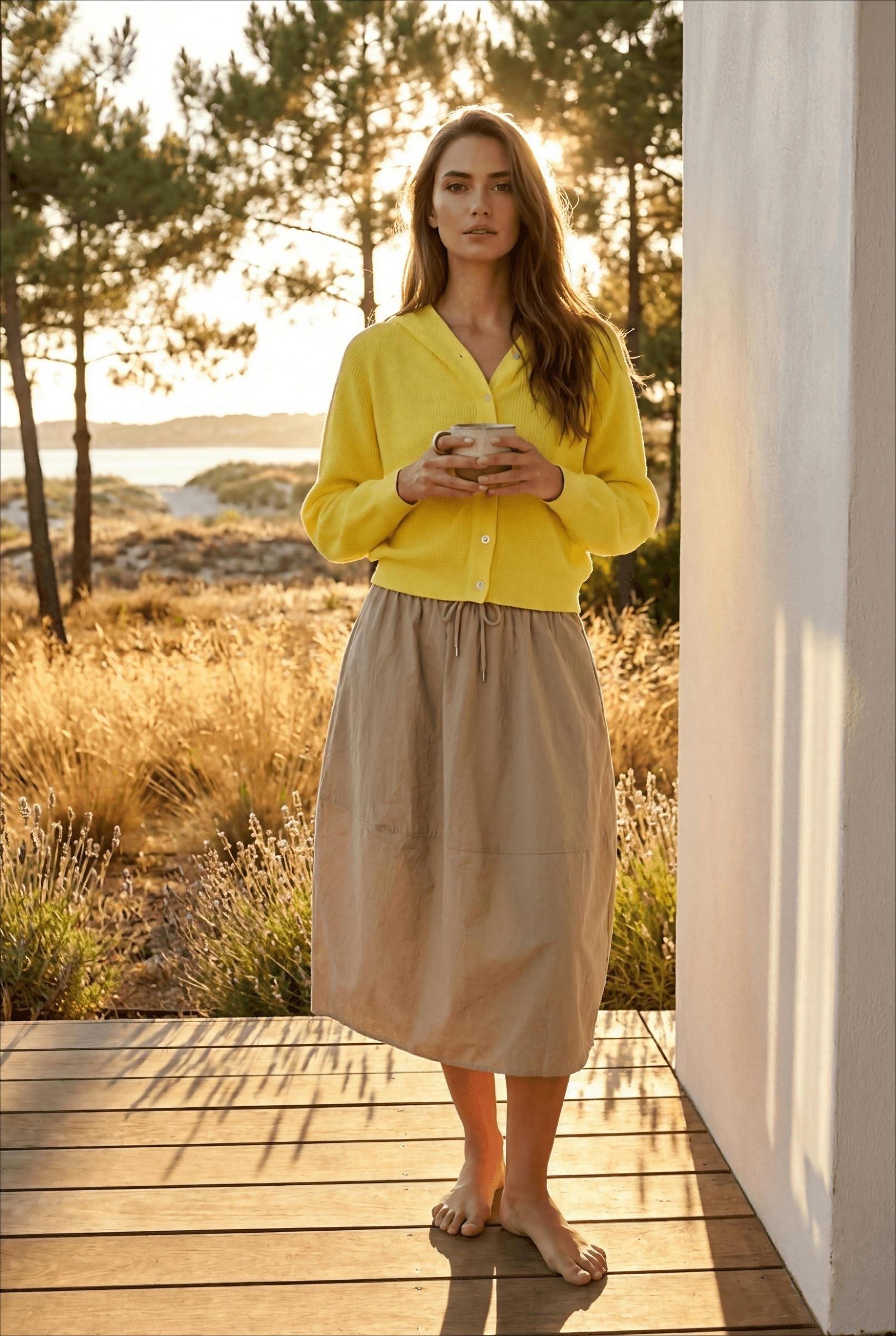 GILET CULSHA JAUNE - ORFEO Gilet