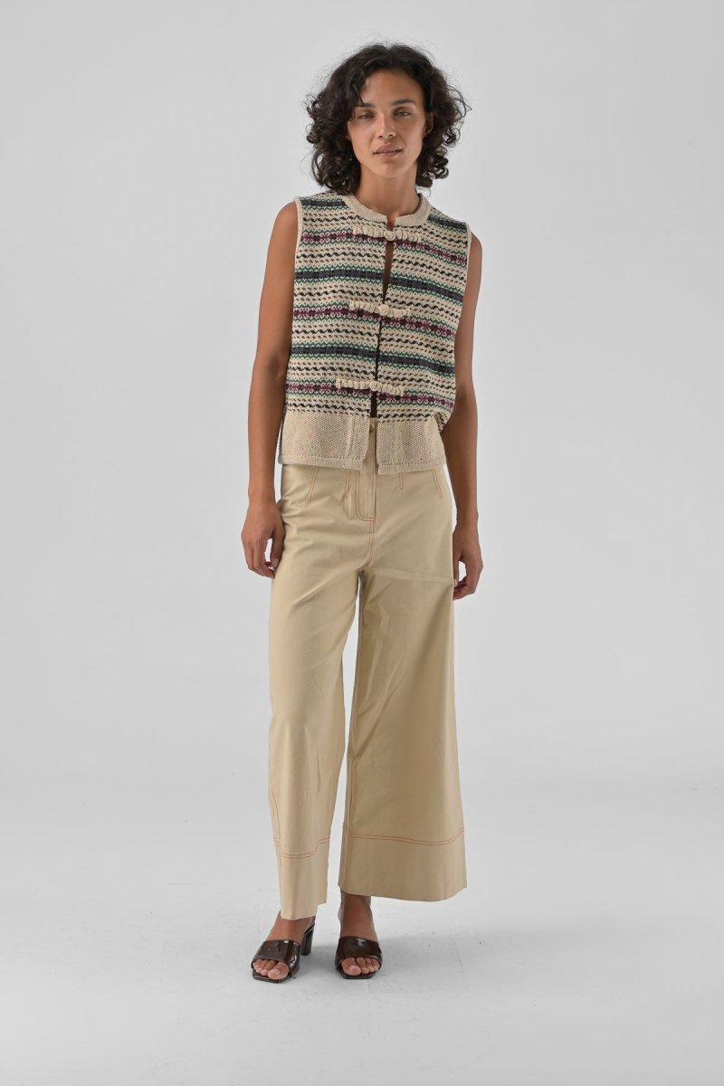 GILET HAILEY ECRU - ORFEO GILET
