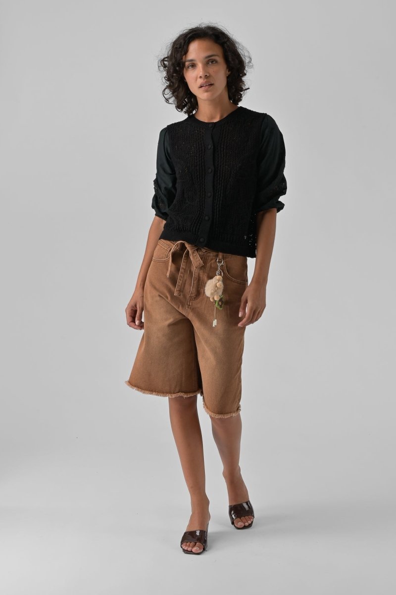 GILET MILA NOIR - ORFEO GILET