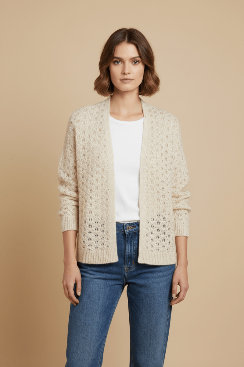 GILET MILENE Beige - LA PETITE ETOILE GILET