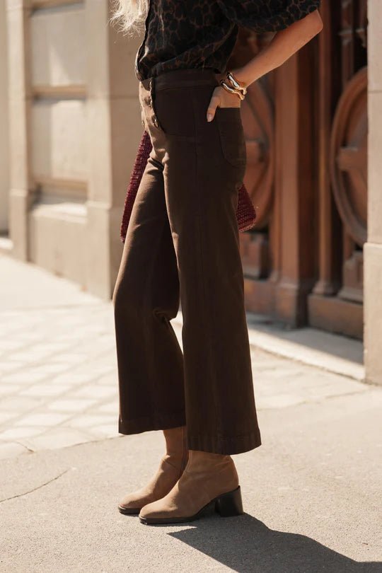 Jean Victorine CHOCOLAT - ORAIJE Pantalon