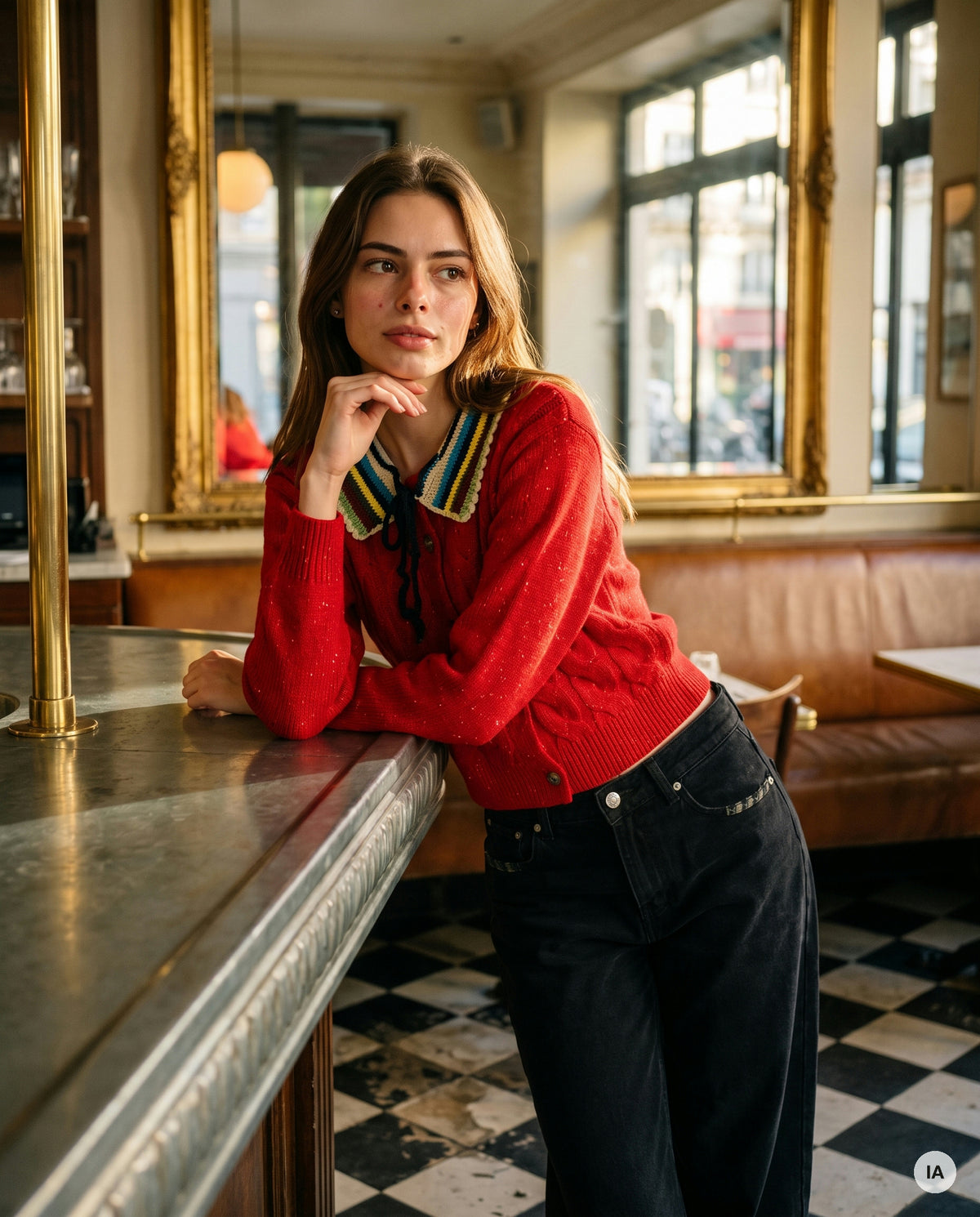 JEANS GRAYSON JEAN NOIR - ORFEO Jeans — Image générée par IA