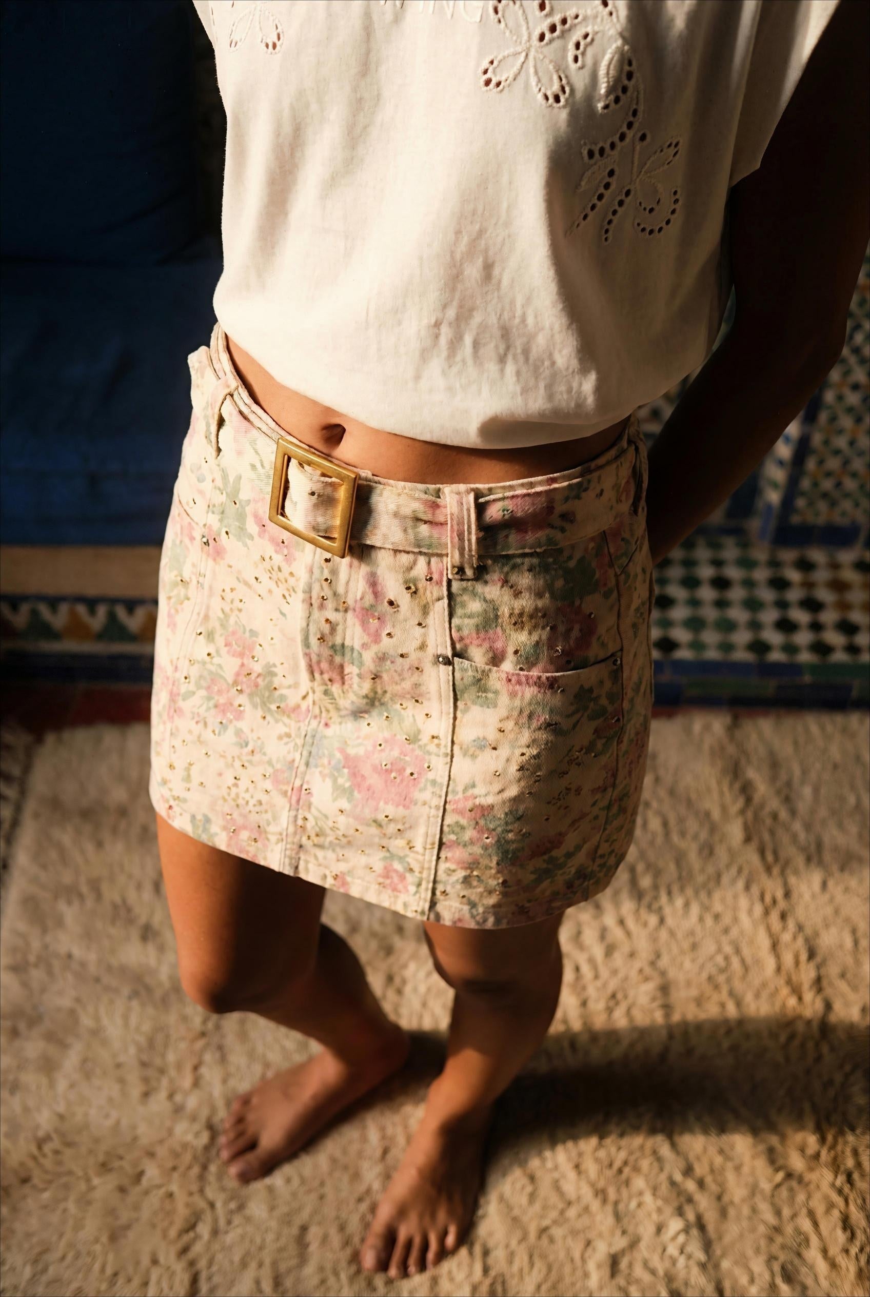 JUPE LYAM FLORAL - ORFEO JUPE