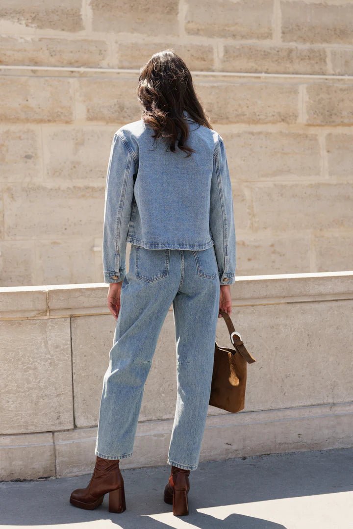 Pantalon Brandy BLEU MOYEN CLAIR - ORAIJE Pantalon