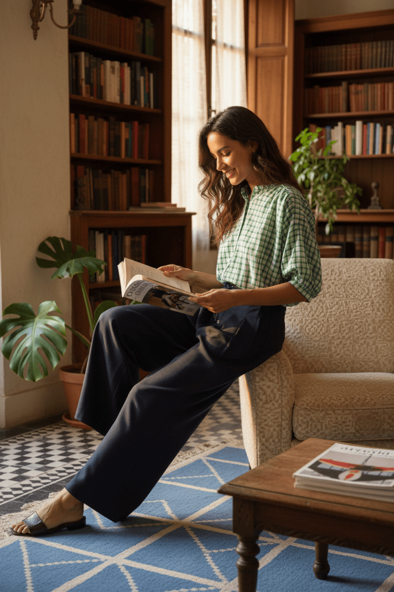 PANTALON CHARLIE Navy - ORFEO Pantalon