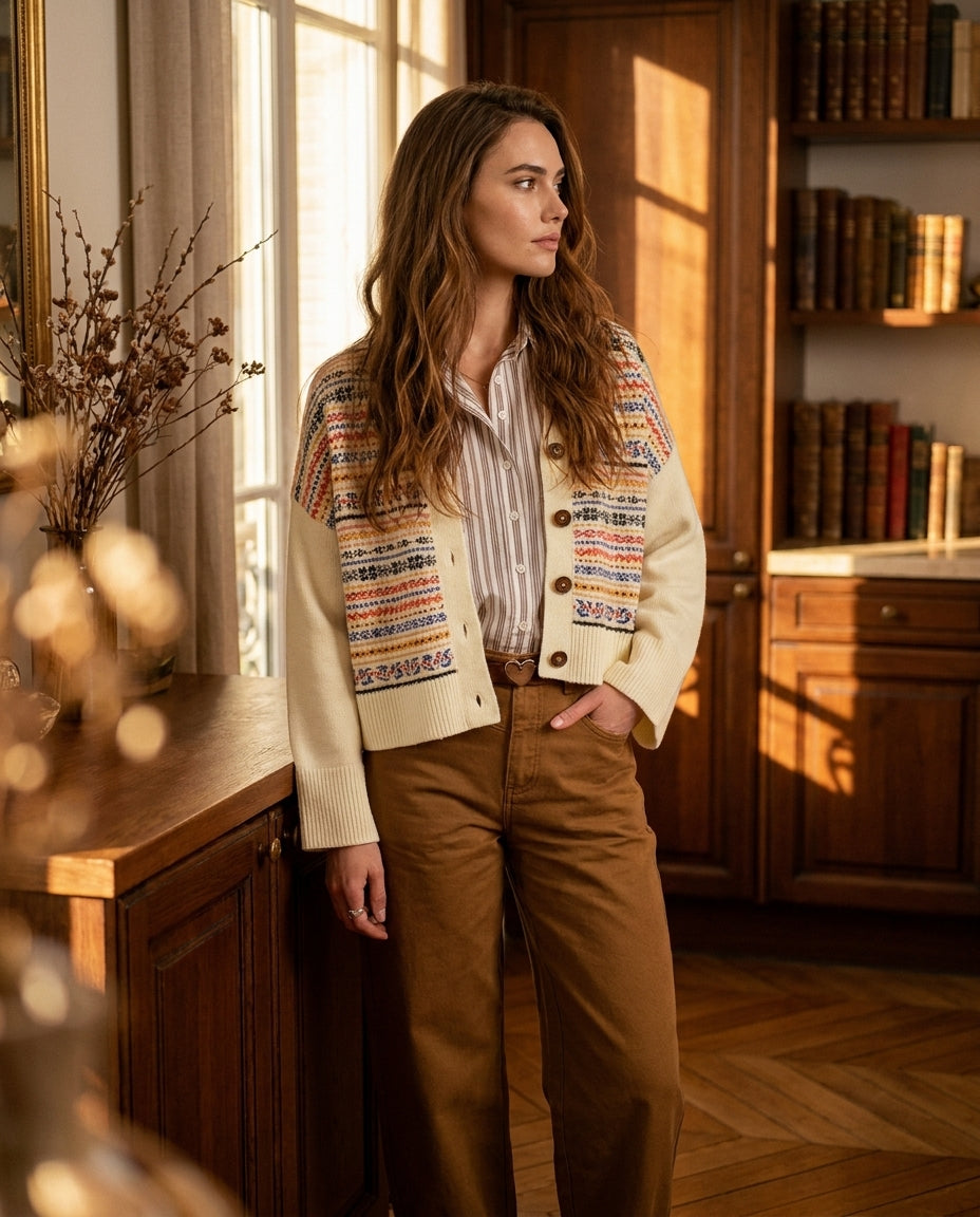PANTALON JOELY BEIGE - MINUIT DOUZE PANTALON