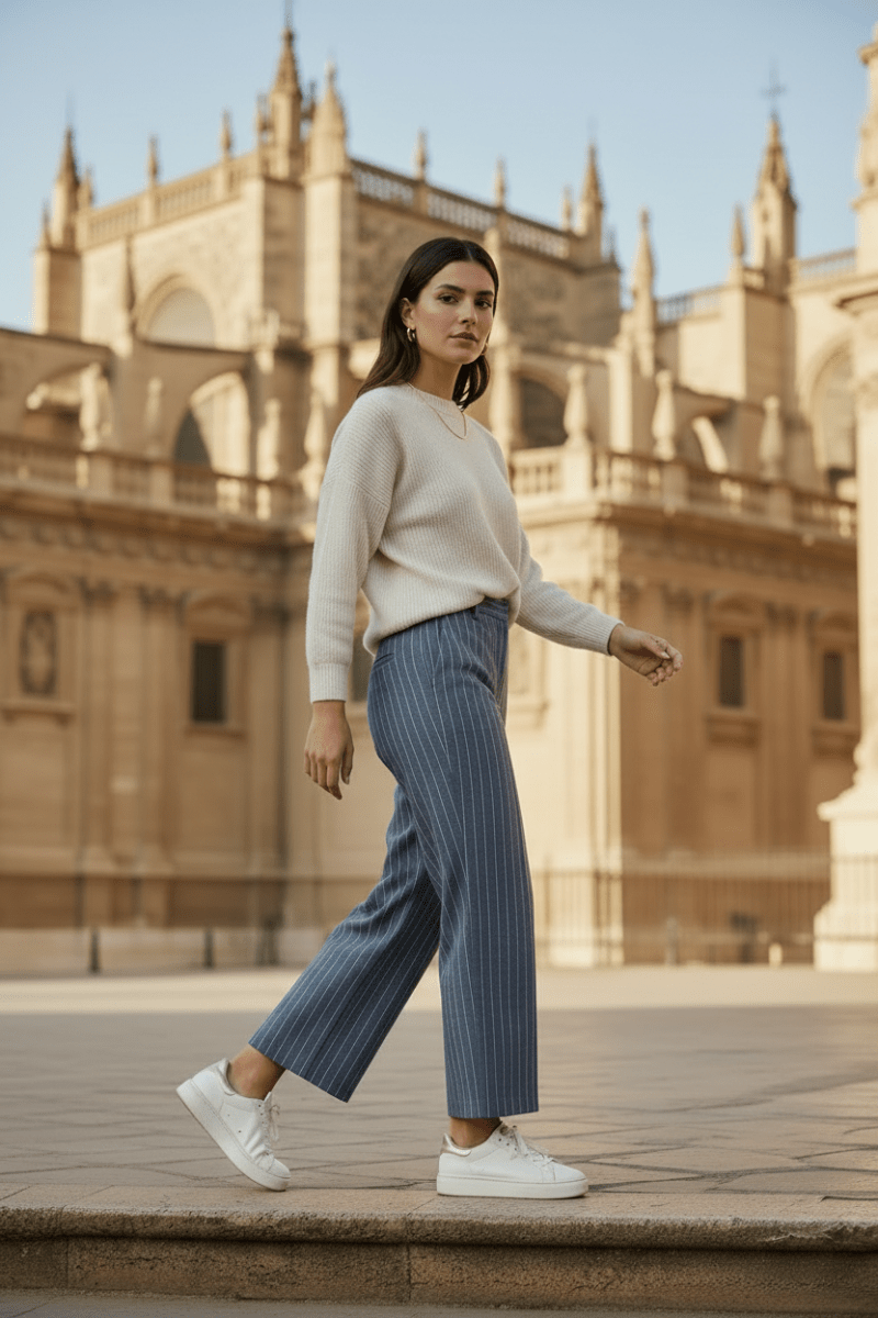 Pantalon Lennon BLEU - W STUDIO Pantalon