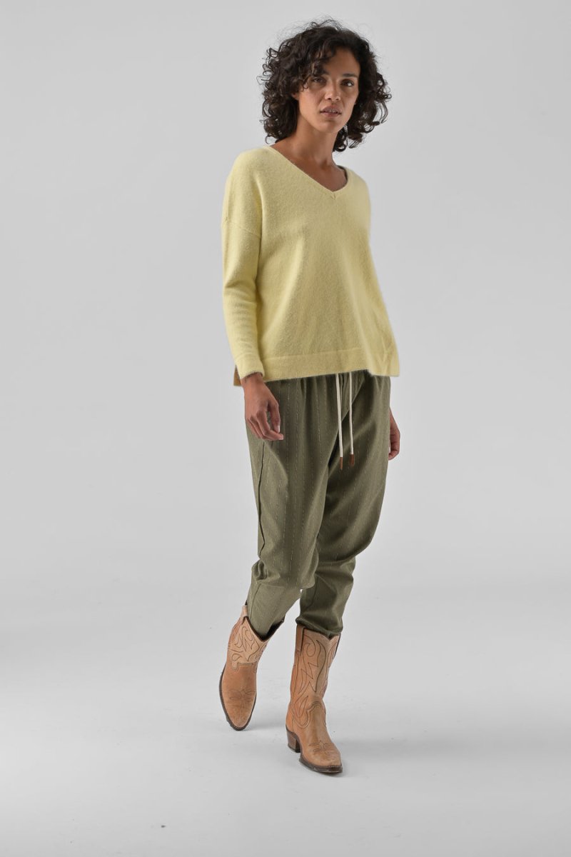 PANTALON LOLA KAKI - ORFEO PANTALON