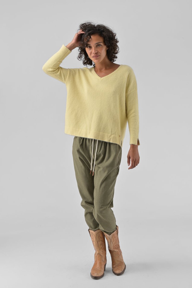 PANTALON LOLA KAKI - ORFEO PANTALON