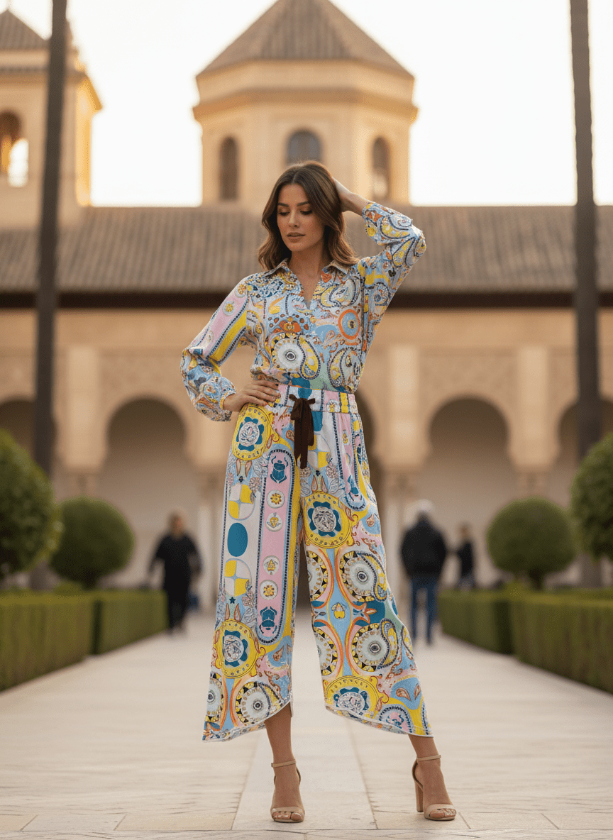 PANTALON NAX BOLLYOOD BLOOM - CASBAH LOVE Pantalon
