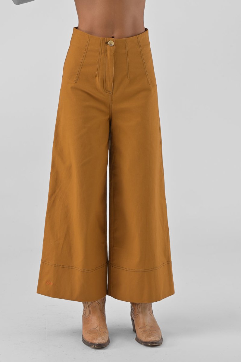 PANTALON OLIVIE CAMEL - ORFEO PANTALON