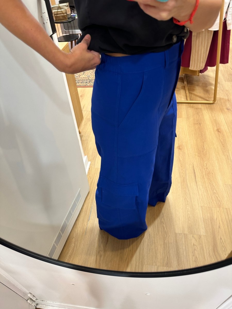 Pantalon Pakyla BLEU ELETRIC - ANGE Pantalon