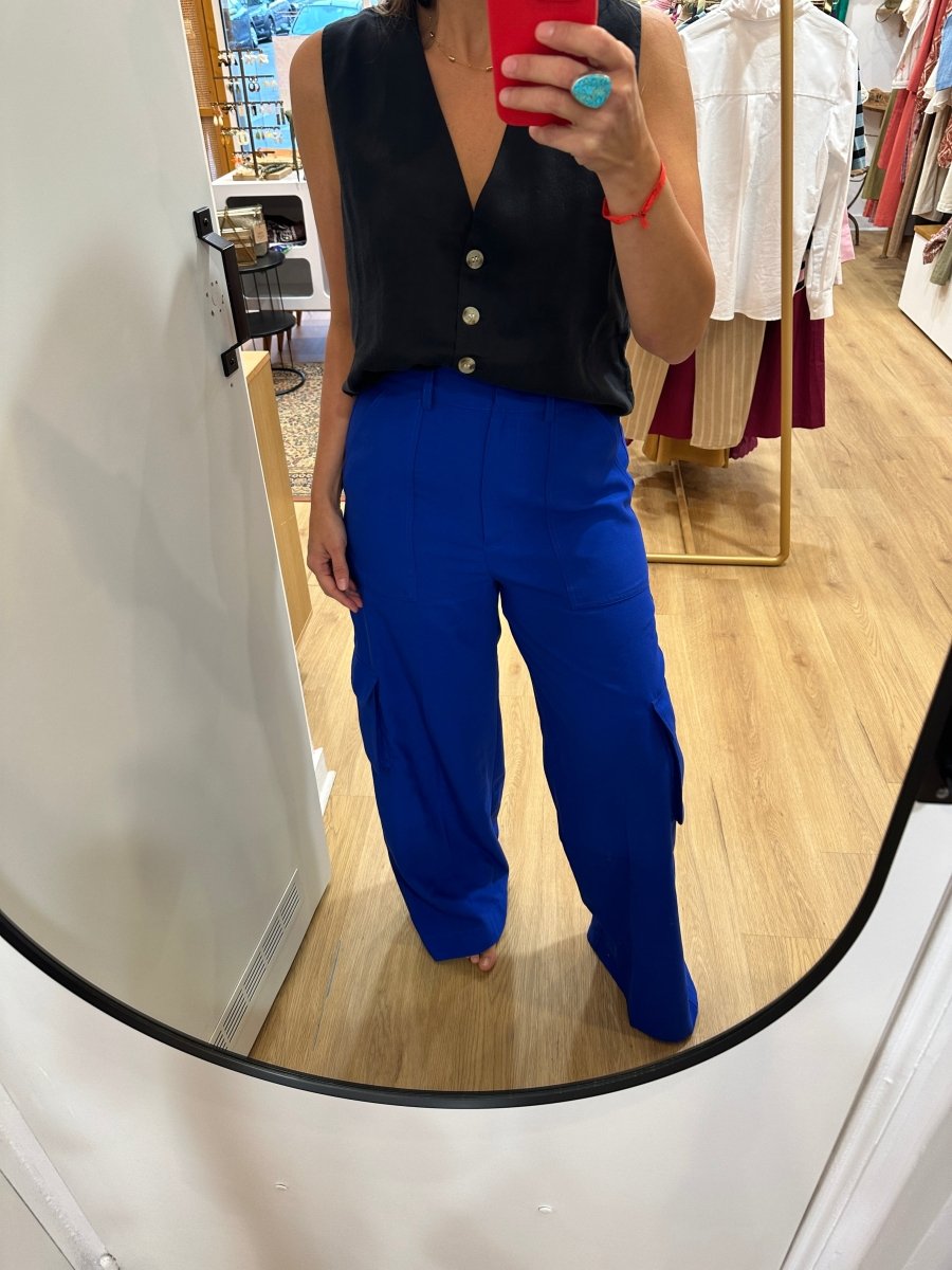 Pantalon Pakyla BLEU ELETRIC - ANGE Pantalon