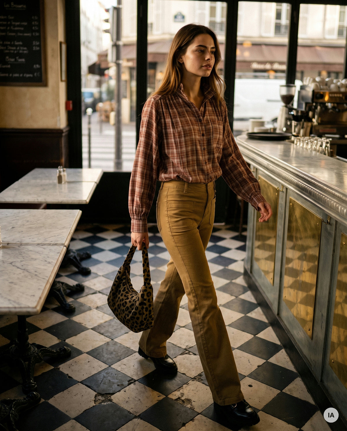 PANTALON SONNY BEIGE - LA PETITE ETOILE Jeans — Image générée par IA