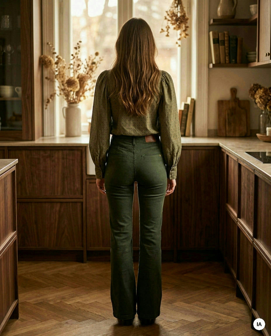 PANTALON SONNY KAKI - LA PETITE ETOILE Pantalon — Image générée par IA