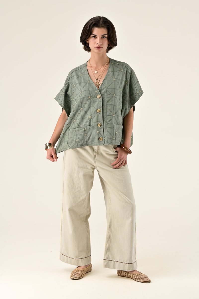 PANTALON ULRICH Beige - ORFEO PANTALON