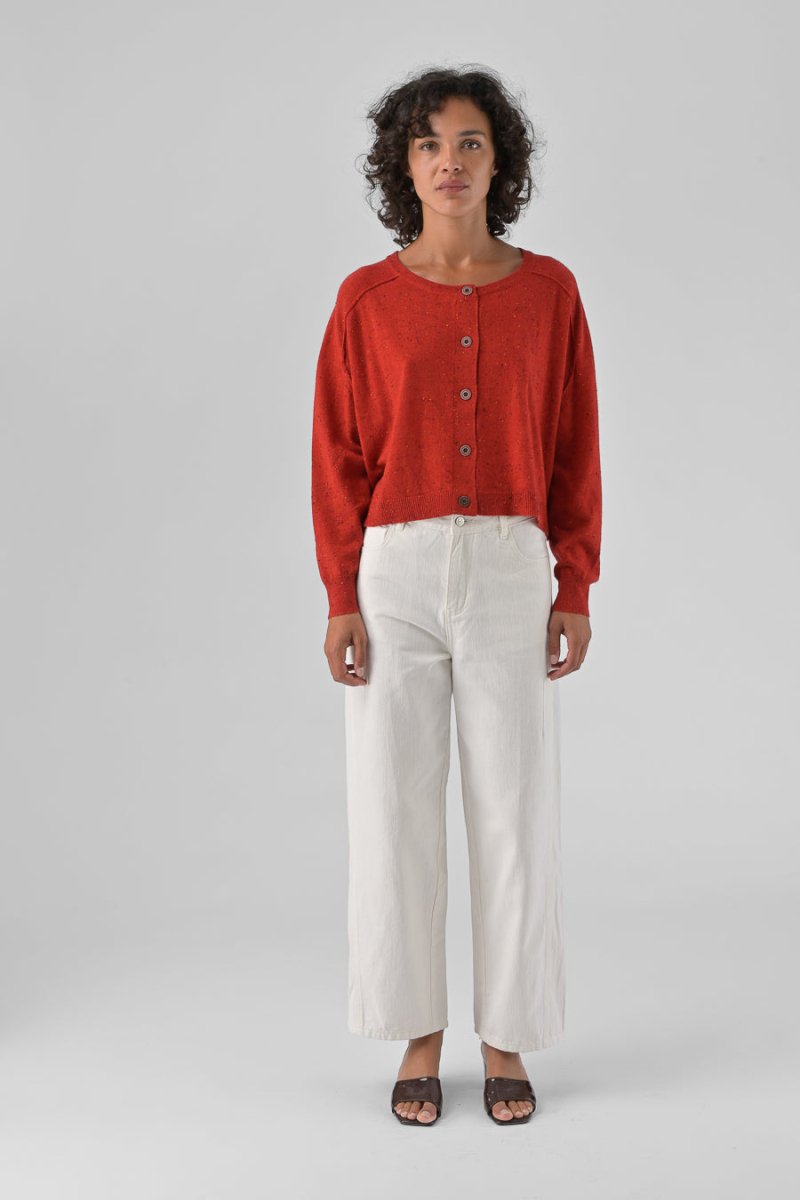 PANTALON VINCIANE ECRU - ORFEO PANTALON