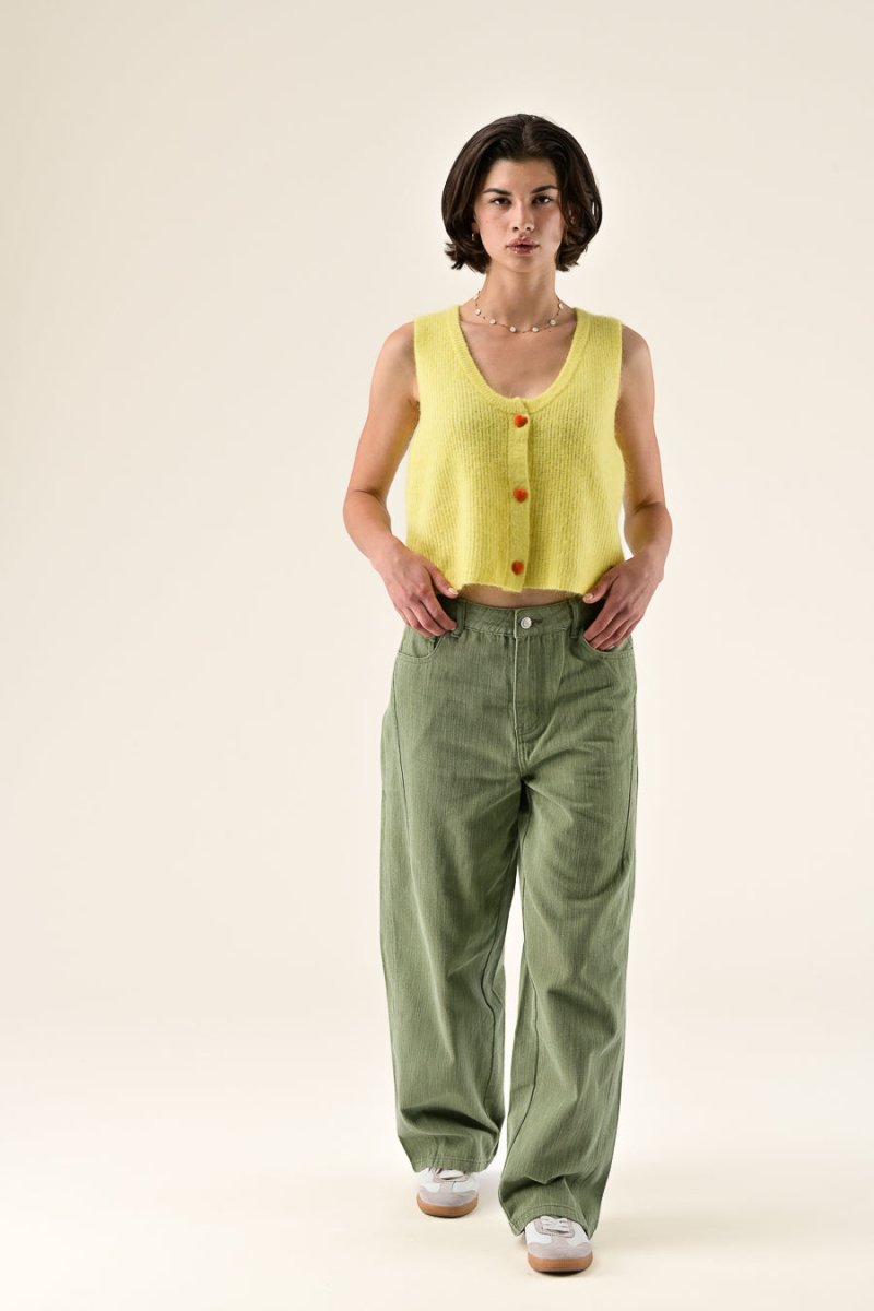 PANTALON VINCIANE KAKI - ORFEO PANTALON