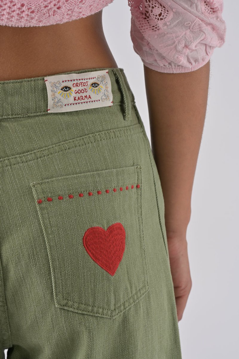 PANTALON VINCIANE KAKI - ORFEO PANTALON
