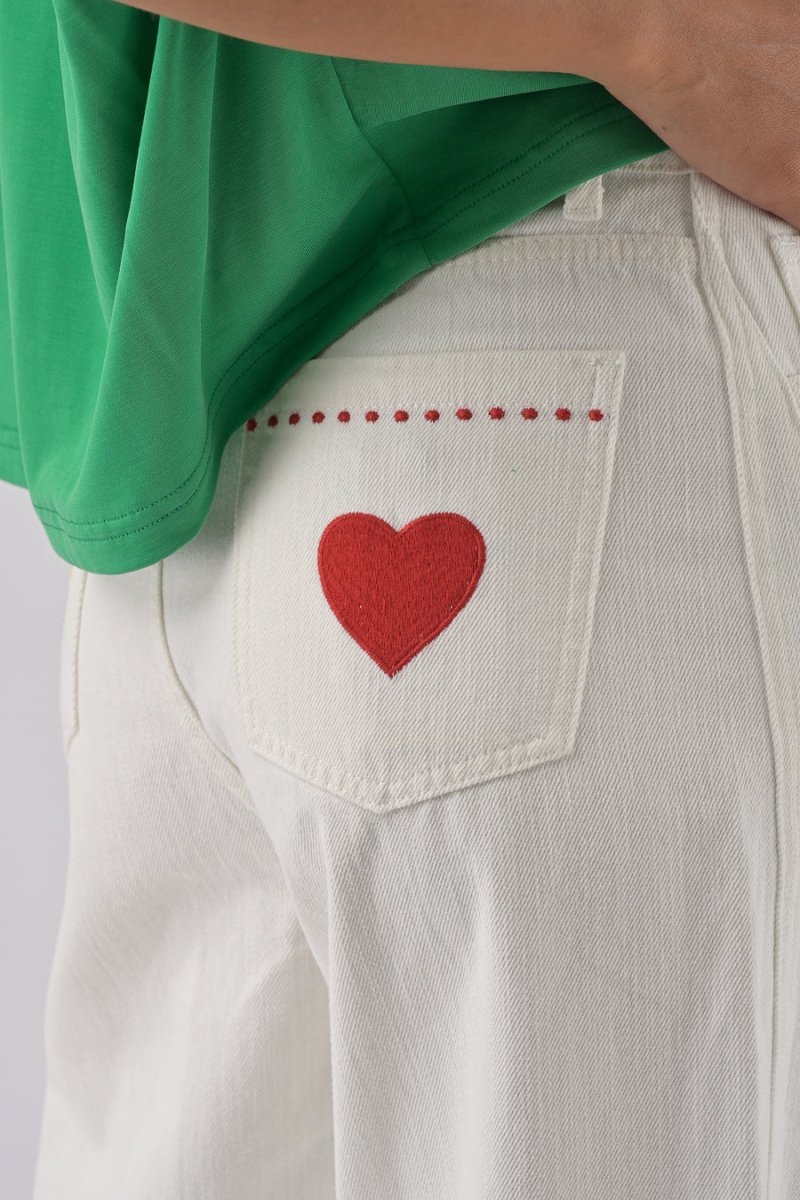 PANTALON VINCIANE ECRU - ORFEO PANTALON