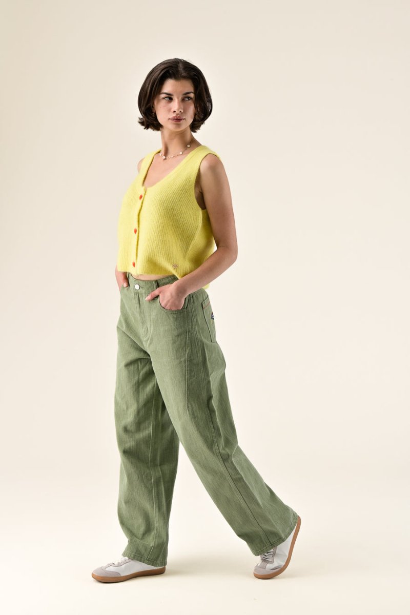 PANTALON VINCIANE KAKI - ORFEO PANTALON