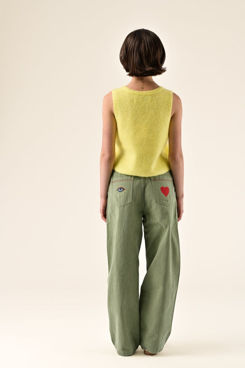 PANTALON VINCIANE KAKI - ORFEO PANTALON
