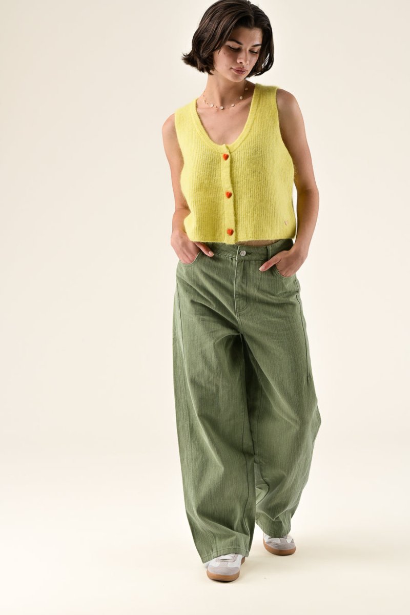 PANTALON VINCIANE KAKI - ORFEO PANTALON