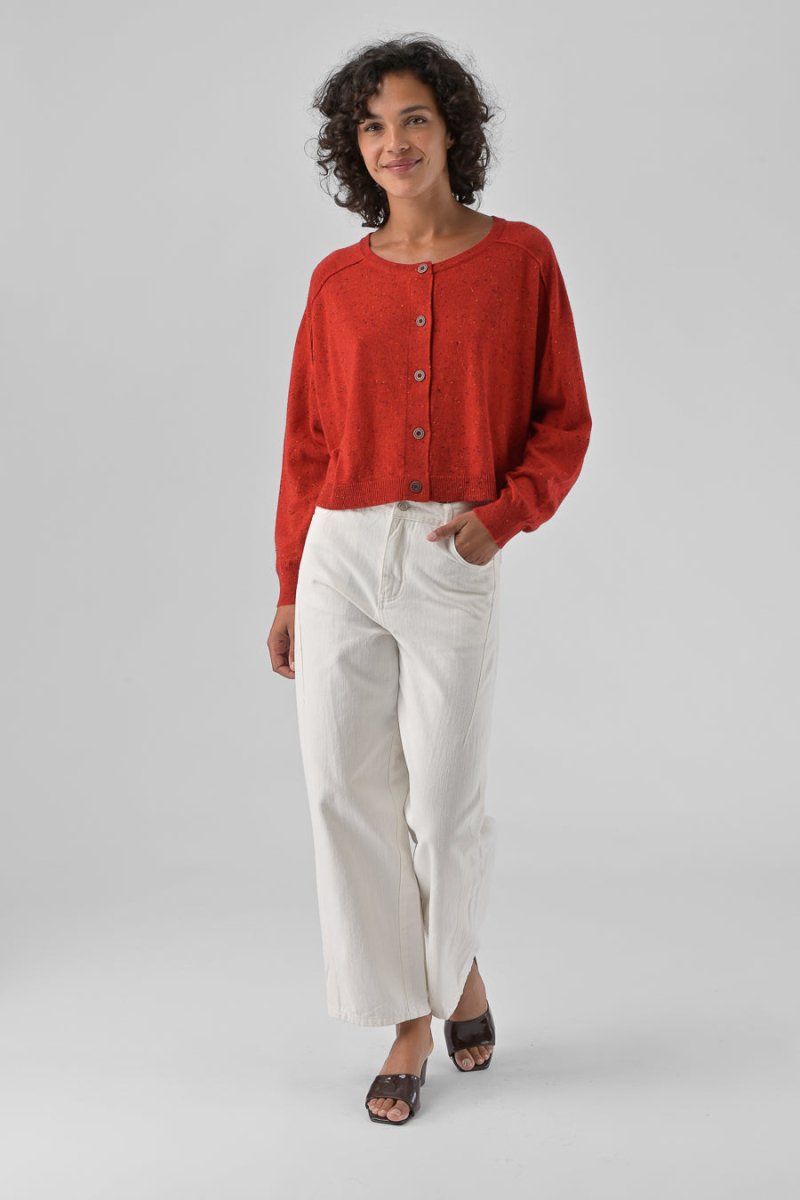 PANTALON VINCIANE ECRU - ORFEO PANTALON