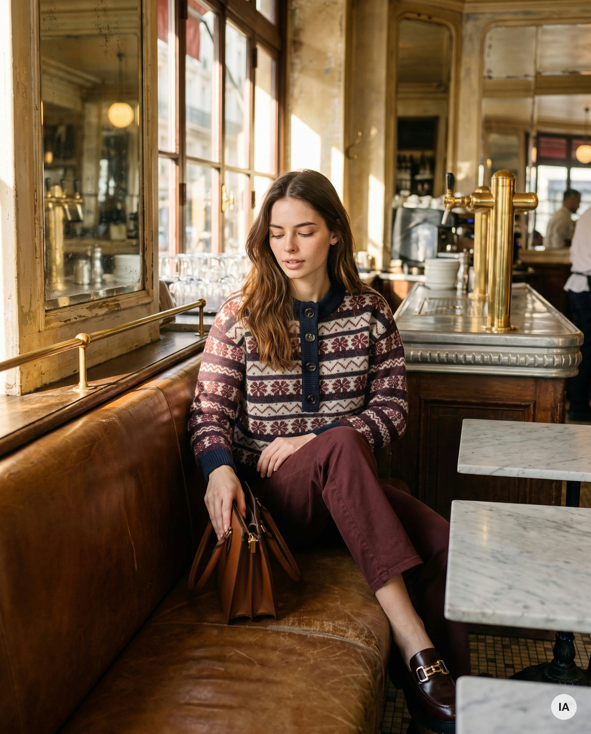 PULL ADELIE NAVY - ORFEO Pull — Image générée par IA